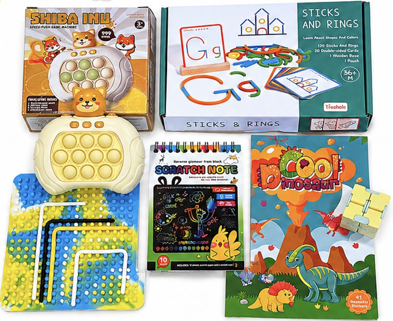 Calm Kids Sensory Kit Green/Yellow