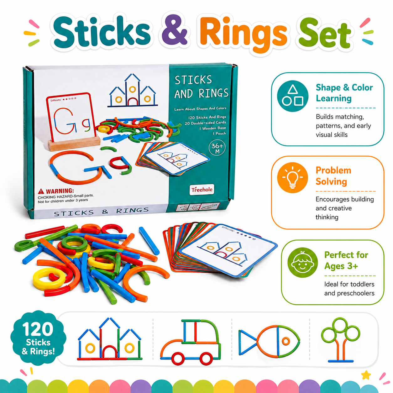Calm Kids Sensory Kit (Green/Yellow) — Screen-Free Activity Box for Kids Ages 3+ | 6-Piece Busy Set